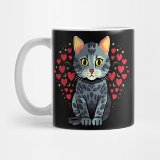 American Shorthair Valentine Day Mug